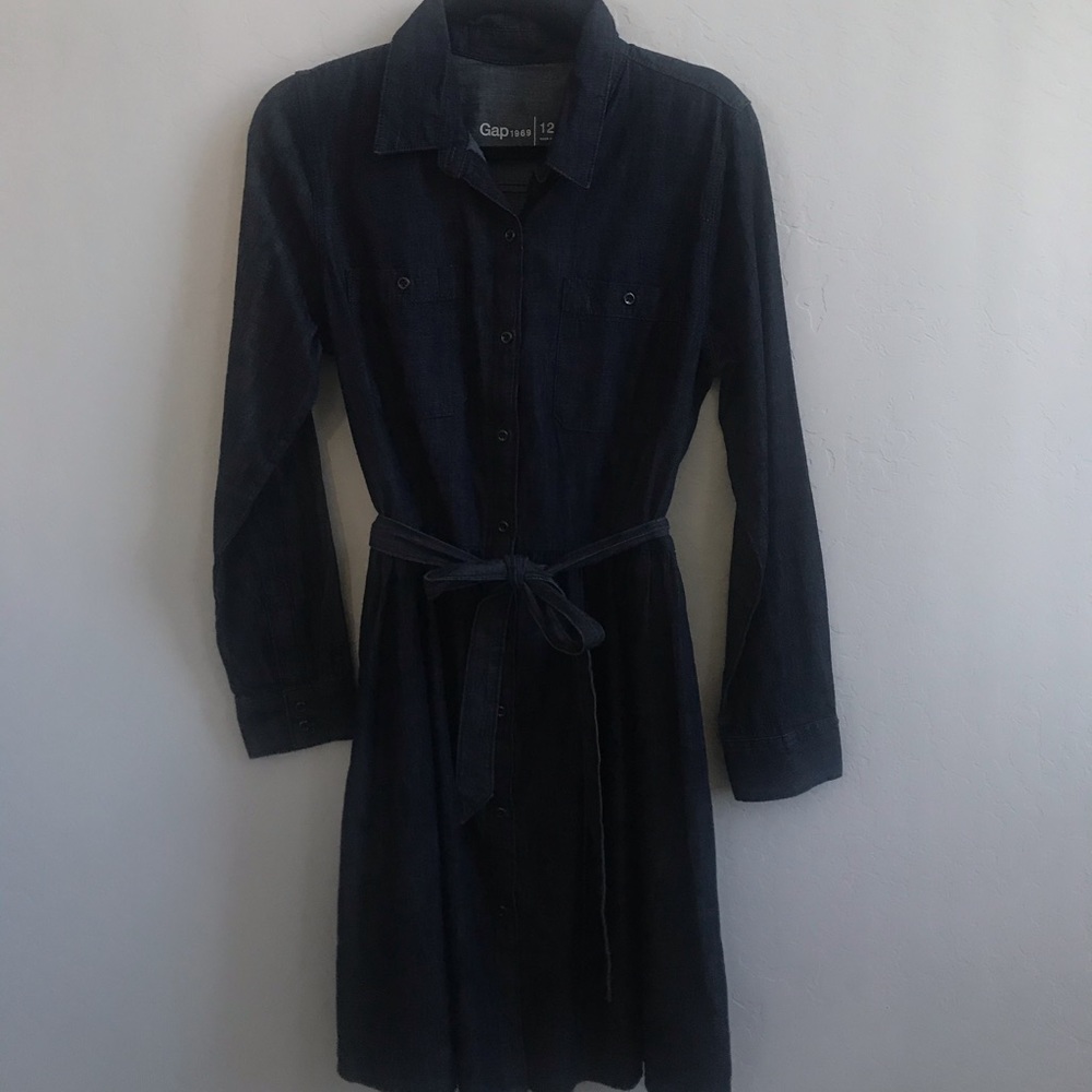 Denim Dress with tie